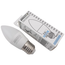 Светодиодная лампа LED Bulb-C37-6W-E27-220V-6500K-630L GOLDEN TNSy