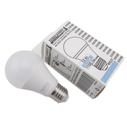 Светодиодная лампа LED Bulb-A60-12W-E27-220V-6500K-1260 GOLDEN TNSy, TNSy5000255