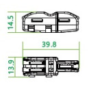 Будівельно-монтажна клема СМК222-F12WO TNSy, TNSy5503324 Будівельно-монтажна клема СМК222-F12WO TNSy, TNSy5503324