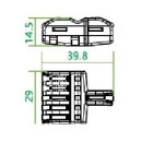 Будівельно-монтажна клема СМК222-F15WO TNSy, TNSy5503330