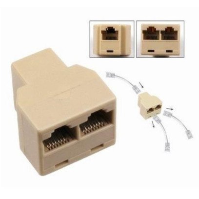 Прохідний адаптер кат.5e UTP, тип RJ45 + 2 RJ45 TNSy, TNSy5503259