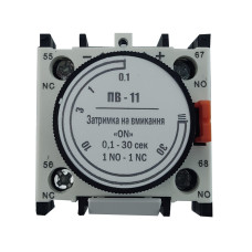 Приставка ПВ11 затримка на вмик. 0.1-30сек. 1NO+1NC TNSy