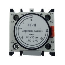 Приставка ПВ11 затримка на вмик. 0.1-30сек. 1NO+1NC TNSy