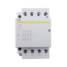 Контактор модульный КМ-3-40-22 40А 230AC 2NO-2NC 4р 3мод. TNSy
