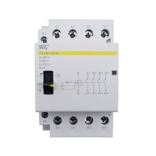 Контактор модульний РК-КМ-3-63-40 63А 230AC 4NO 4р 3мод. з ручним керуванням TNSy