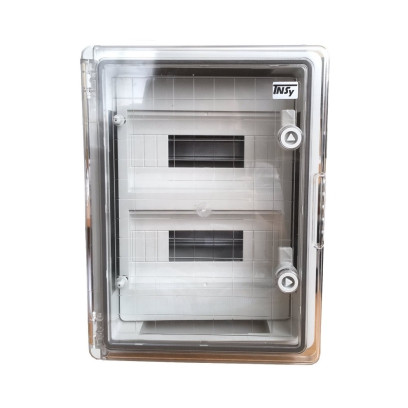 Корпус пластиковий ЩРН-П-24 PRO, пр. дв. ABS IP65 12х2 300х400х170 TNSy, TNSy5505311