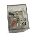 Реле проміжне РП22-MY2 5А 220АС LED 2p TNSy, TNSy5504980