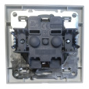 Розетка вн. устан. 1-а з/к з кришкою з зах. шторк. біла IP20 TNSy Malta, TNSy5000962