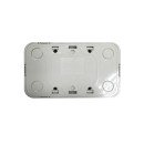 Розетка зовн. устан. 2-а б/з біла IP20 TNSy Lemur TNSy, TNSy5000983