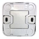 Вимикач зовн. устан. 2-кл. з підсвіткою білий IP20 TNSy Lemur TNSy, TNSy5000980