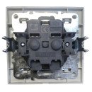 Розетка вн. устан. 1-а з/к з зах. шторк. біла IP20 TNSy Malta, TNSy5000959