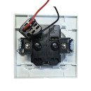 Розетка вн. устан. 1-а з/к з 1 USB 2.1A біла IP20 TNSy Malta, TNSy5000970