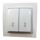 Вимикач вн. устан. 2-кл. прохідний білий IP20 TNSy Malta, TNSy5000949