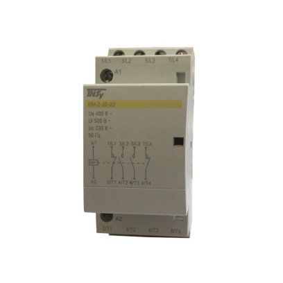 Контактор модульний КМ-2-20-22 20А 230AC 2NO-2NC 4р 2мод. TNSy, TNSy5503869