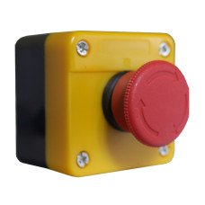 Пост кнопочный XB2-J174 "СТОП" 1NC красный, гриб "STOP" с фиксацией вращающийся TNSy