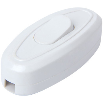 Перемикач світла e.switch wires.6A.white, 6А, білий