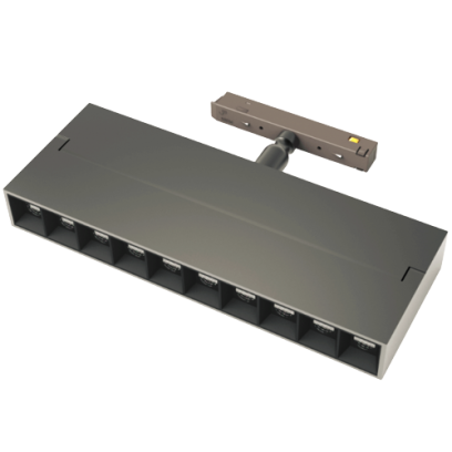 Светодиодный трековый поворотный магнитный светильник F+Light M35-FD-10 (35мм) 20W-4000К черный, M35-FD-10