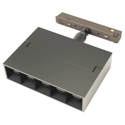 Светодиодный трековый поворотный магнитный светильник F+Light M35-FD-5 (35мм) 10W-4000К черный, M35-FD-5