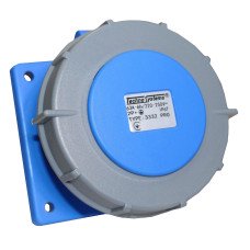 Розетка 3332 PRO скрыта 2Р+PЕ 63А 220В IP67 TNSy
