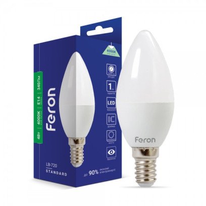 Светодиодная лампа Feron LB-720 4Вт E14 4000K, 4917