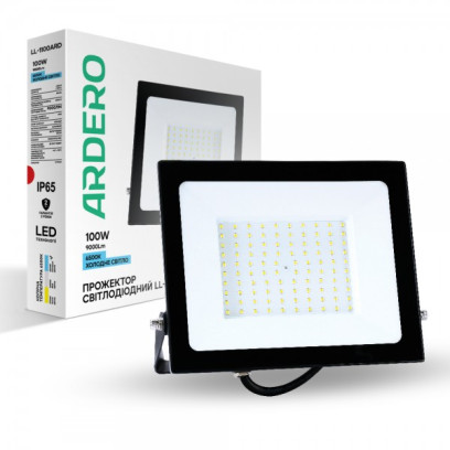 Світлодіодний прожектор Ardero LL-1100ARD 100W 9000Lm 6500K, 7841