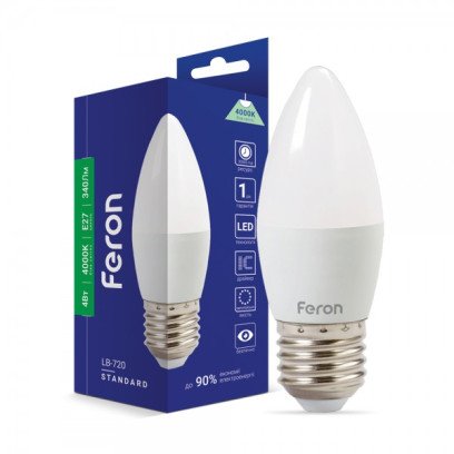 Светодиодная лампа Feron LB-720 4Вт E27 4000K, 5043