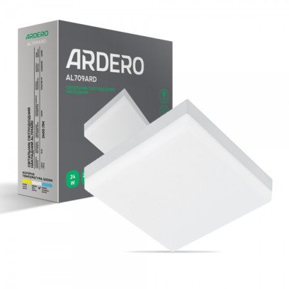 Накладний світлодіодний світильник Ardero AL709ARD 24W, 7816