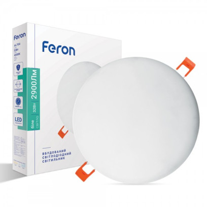 Встраиваемый светодиодный светильник Feron AL704 32W, 7403