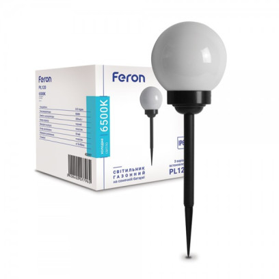 Ґрунтовий світильник на сонячній батареї Feron PL120, 7599