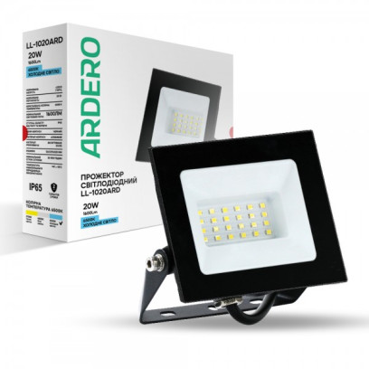 Світлодіодний прожектор Ardero LL-1020ARD 20W 1600Lm 6500K, 7838