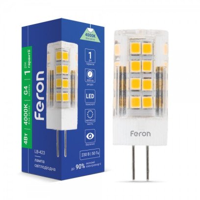 Светодиодная лампа Feron LB-423 4Вт G4 4000K, 5289