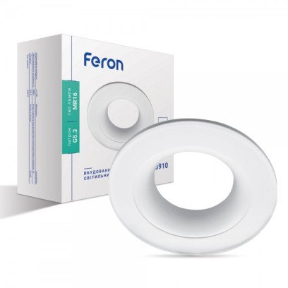 Вбудований світильник Feron DL8910 білий, 7244