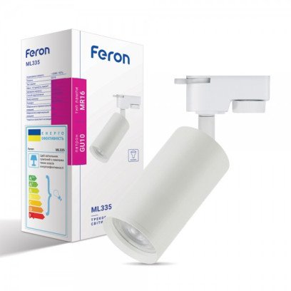 Трековий світильник Feron ML335 білий, 7476