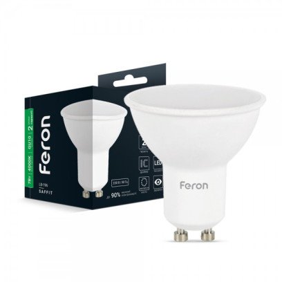 Светодиодная лампа Feron LB-196 7Вт GU10 4000K, 5563