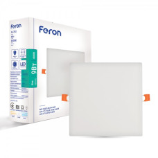 Вбудований світлодіодний світильник Feron AL702 9W 4000К
