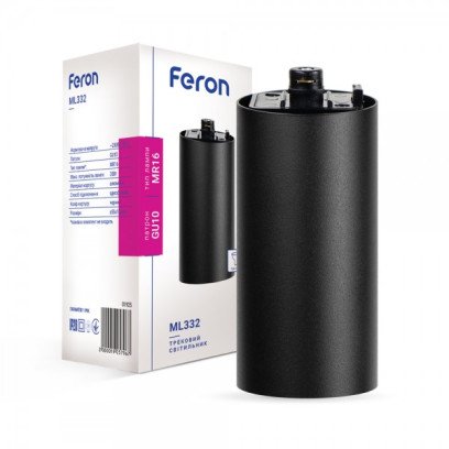 Трековий світильник під лампу Feron ML332 чорний, 7729