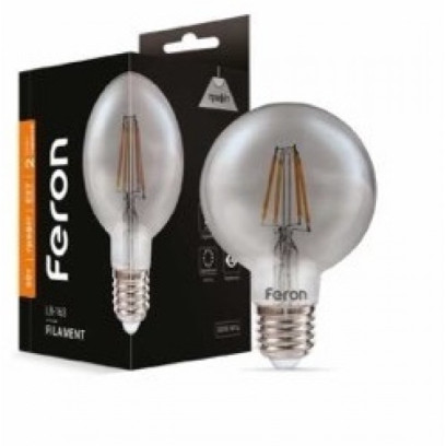 Светодиодная лампа Feron Filament LB-163 6Вт E27 2700K, 7516