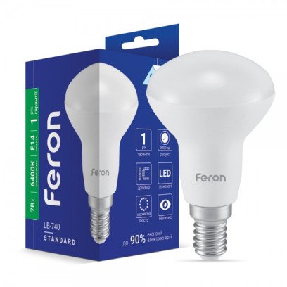 Светодиодная лампа Feron LB-740 7Вт E14 6400K, 6302