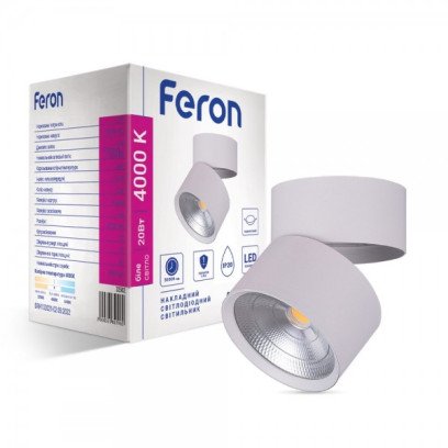 Светодиодный светильник Feron AL541  20W белый, 6319