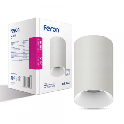 Світильник Feron ML174 білий, 6508