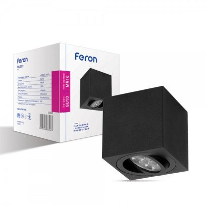 Светильник Feron ML303 черный, 6539