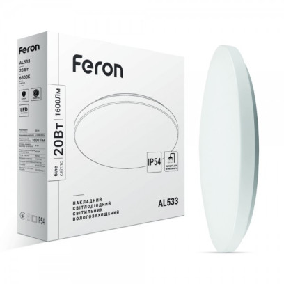 Світлодіодний світильник Feron AL533 20W 6500К, 7450