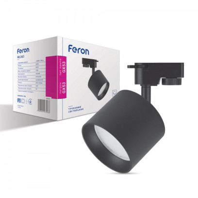 Трековый светильник Feron ML363 черный, 7266