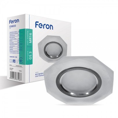 Вбудований світильник Feron CD8020 з LED підсвічуванням, 7324