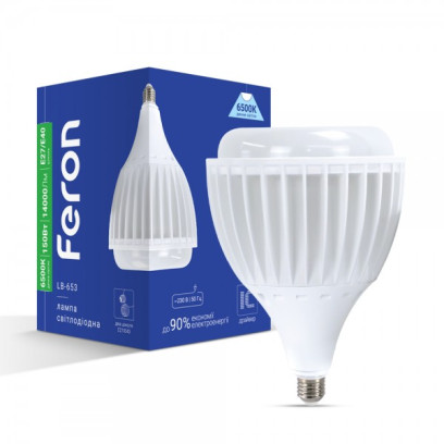 Світлодіодна лампа Feron LB-653 150Вт Е27-E40 6500K, 8048