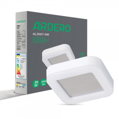 Світлодіодний світильник Ardero AL3007-SW 30W 5000К IP65 білий, 8069