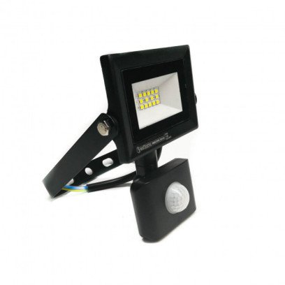 Прожектор светодиодный с датчиком движения "PARS/S-10" 10W 6400K, 068-009-0010-010