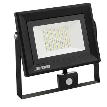 Прожектор світлодіодний з датчиком руху "PARS/S-50" 50W 6400K, 068-009-0050-010