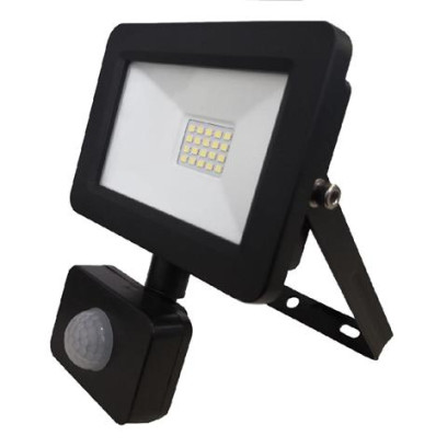 Прожектор светодиодный с датчиком движения "ASLAN/S-20" 20W 6400K, 068-011-0020-010