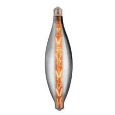 Лампа вінтажна світлодіодна (ретро) Filament led ELLIPTIC-XL 8W E27 2400К Титан